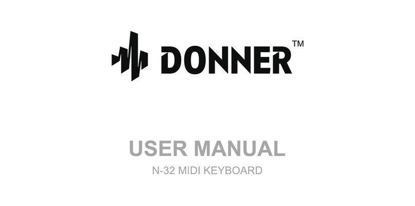 Donner N-32 user manual