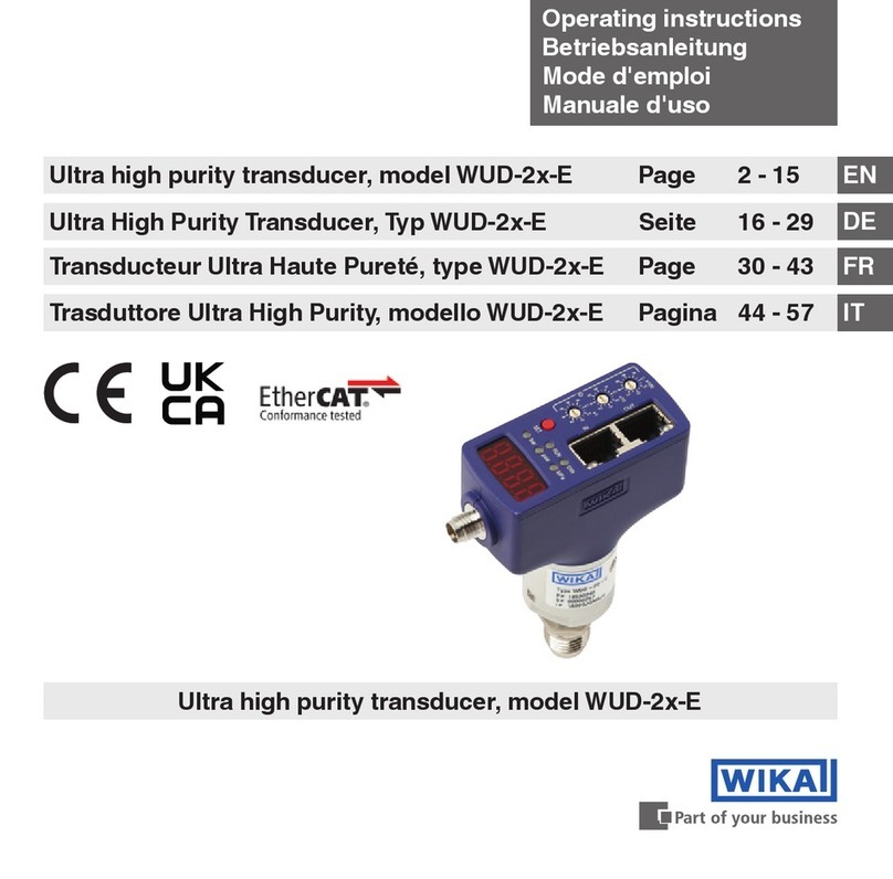WIKA WUD-2x-E User manual