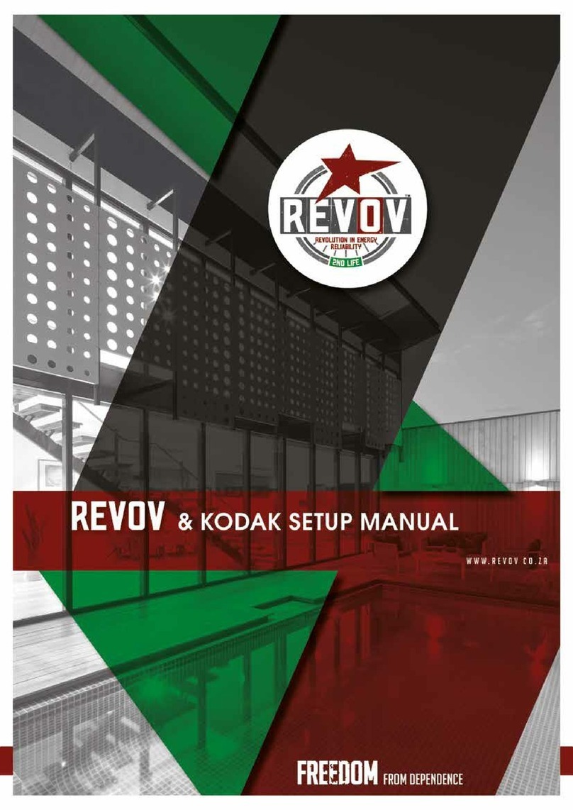 REVOV OG-3.6 Setup manual REVOV OG-3.6 Setup manual