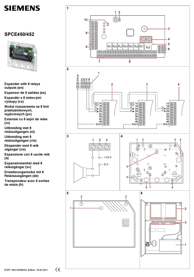 Siemens SPCE450 User manual Siemens SPCE450 User manual