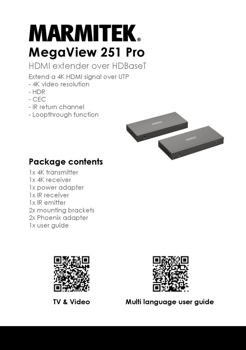 Marmitek MegaView 251 Pro manual