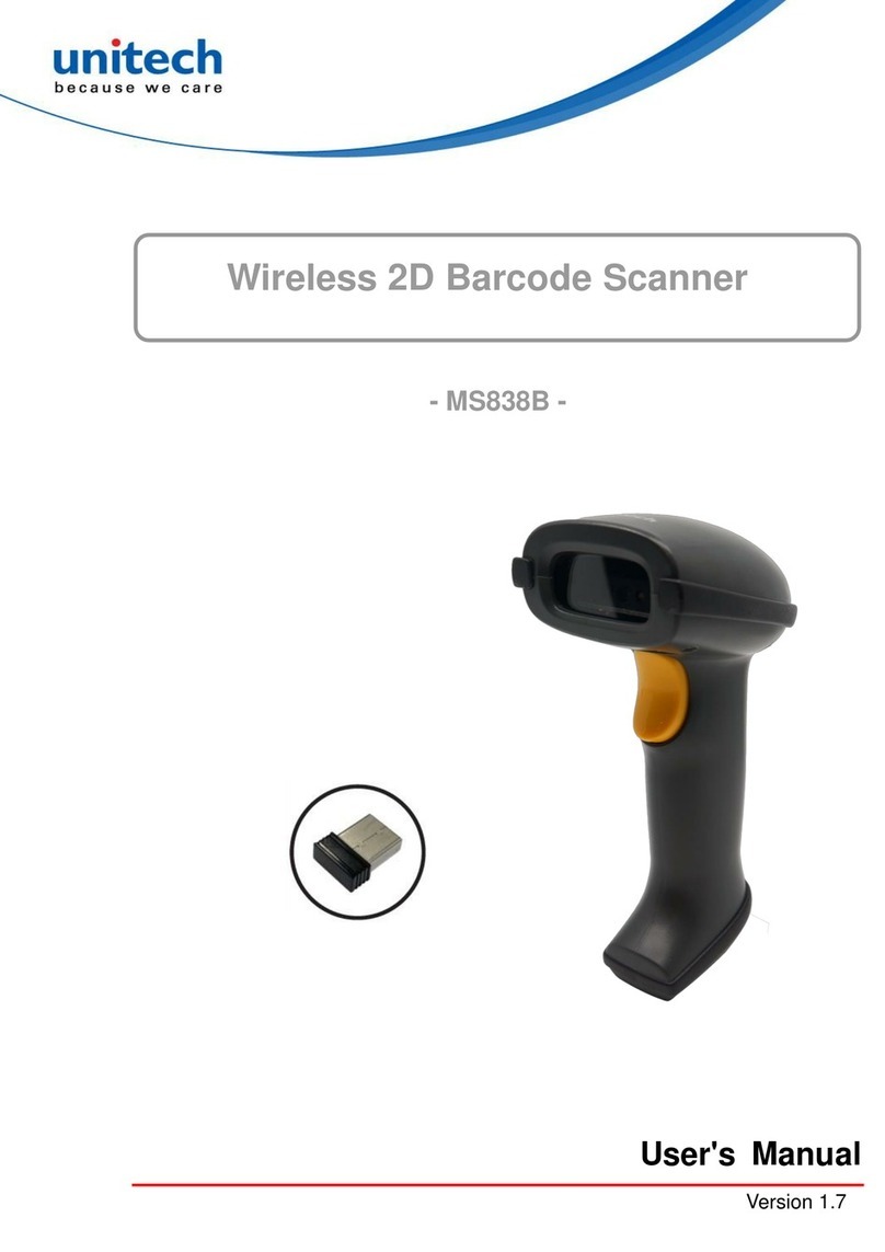 Unitech MS838B User manual