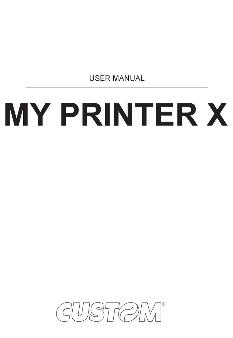 Custom Audio Electronics MY PRINTER X User manual