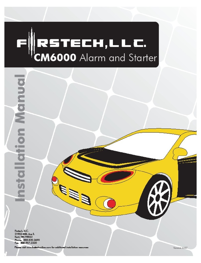 Firstech, LLC. CM6000 installation manual