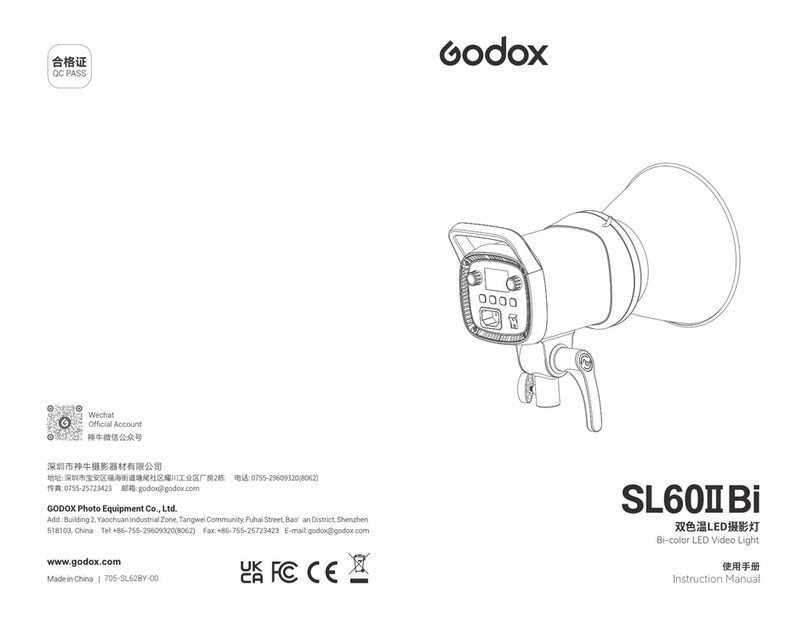 Godox SL60II Bi instruction manual