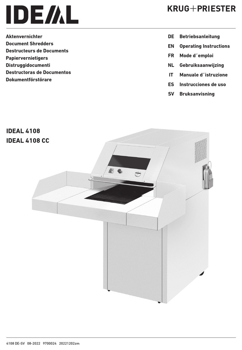 KRUG+PRIESTER IDEAL 4108 operating instructions