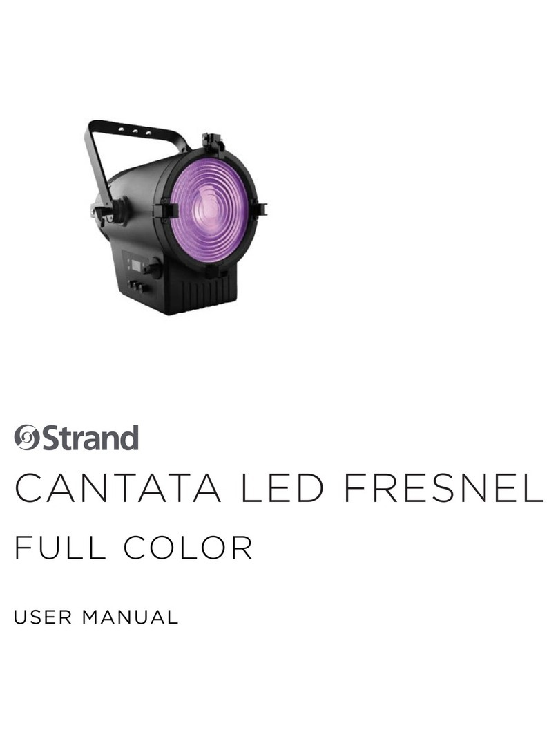 Strand CANTATA LED FRESNEL user manual
