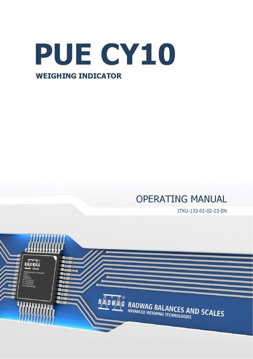 RADWAG PUE CY10 operating manual RADWAG PUE CY10 operating manual