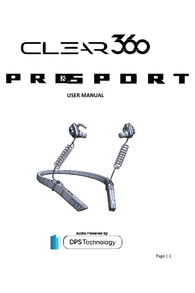 CLEAR 360 PROSPORT user manual