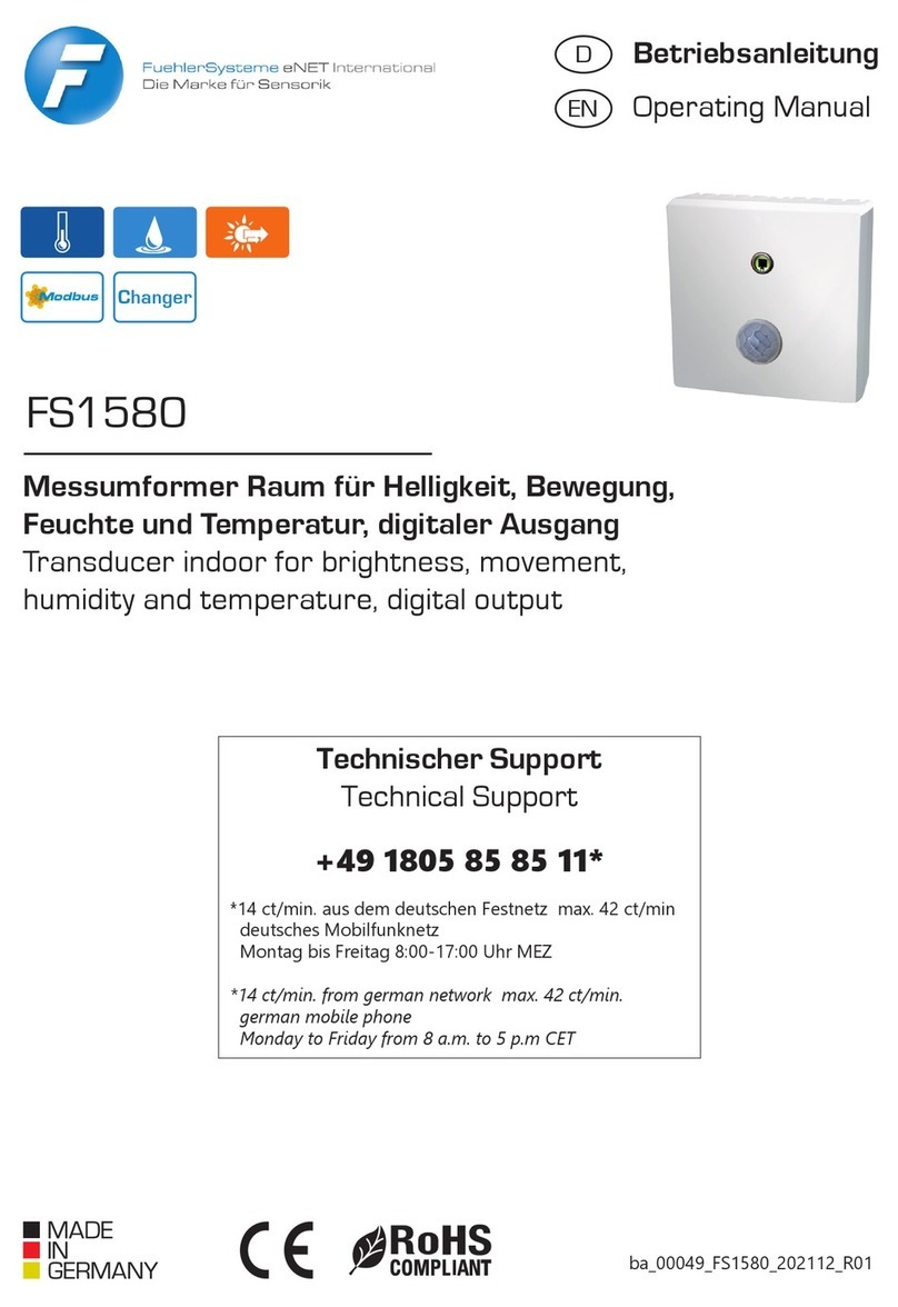 FuehlerSysteme FS1580 operating manual FuehlerSysteme FS1580 operating manual