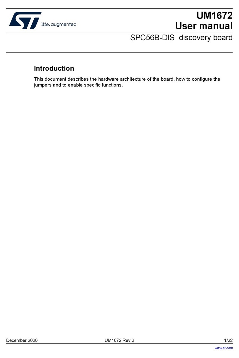 ST SPC56B-DIS User manual