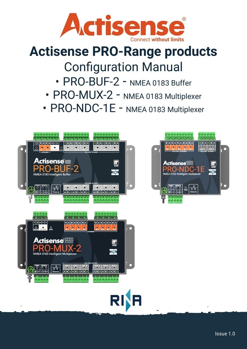 Actisense PRO-BUF-2 Instruction sheet