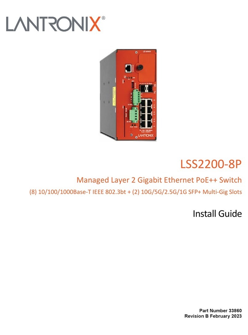 Lantronix LSS2200-8P User manual