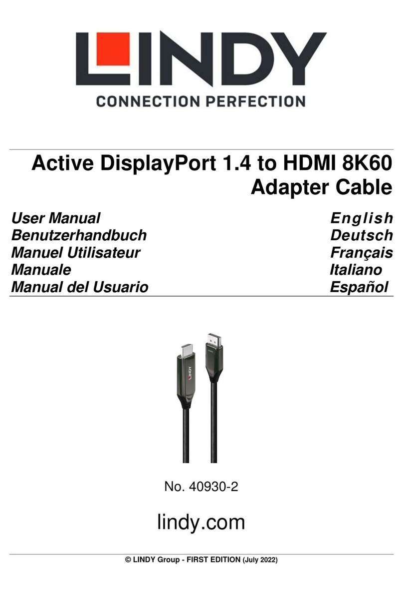 Lindy 40930-2 user manual