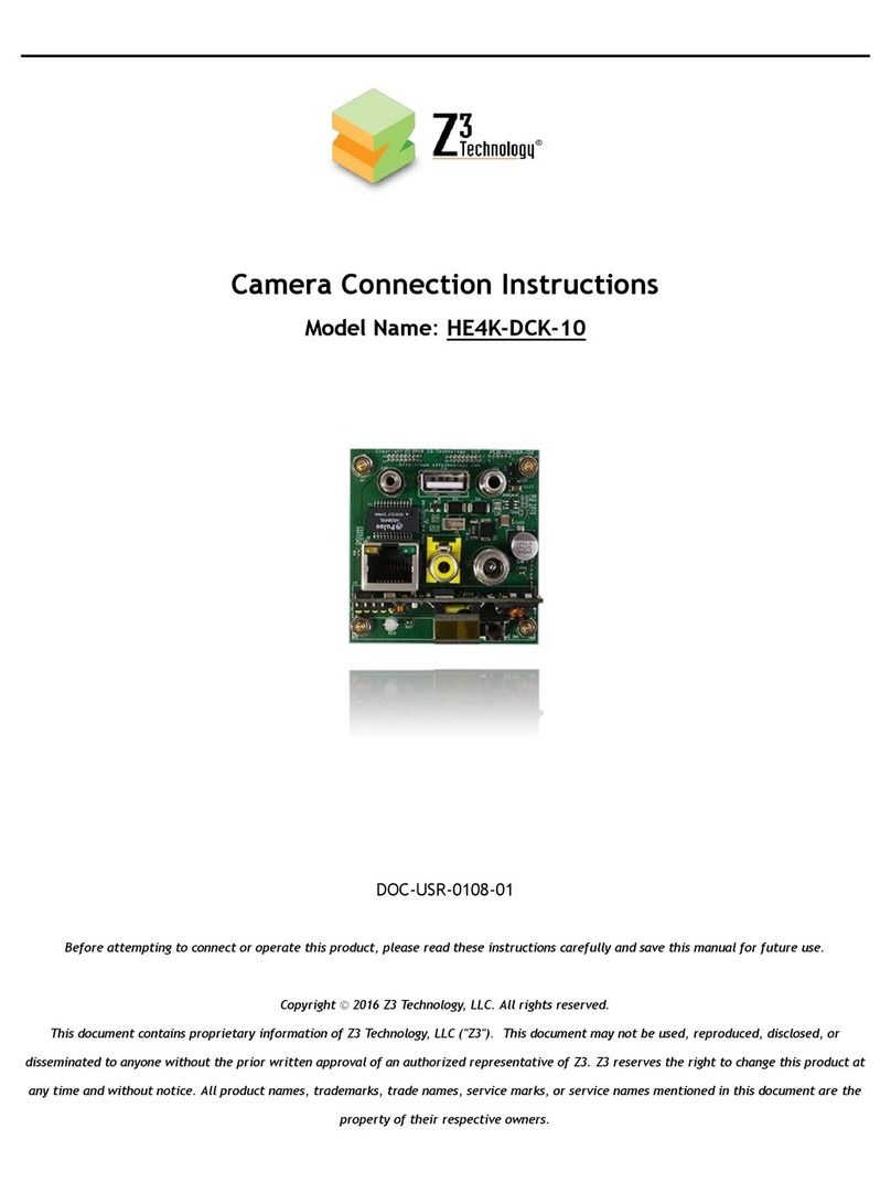 Z3 Technology HE4K-DCK-10 Instruction manual