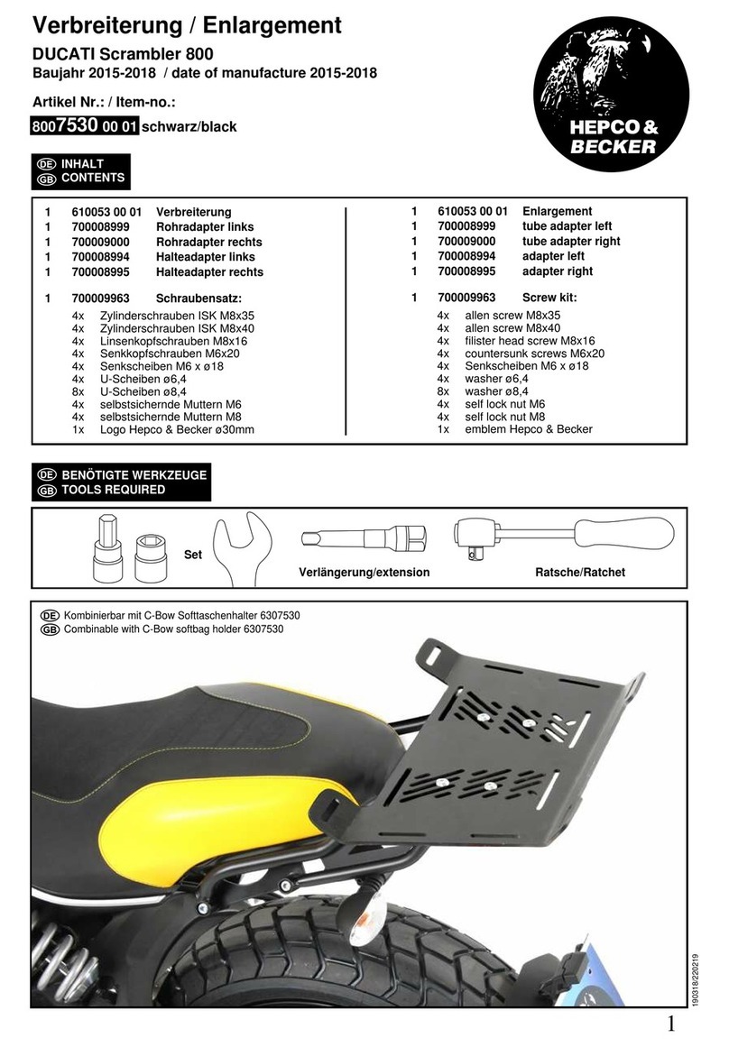 hepco & becker 8007530 00 01 User manual