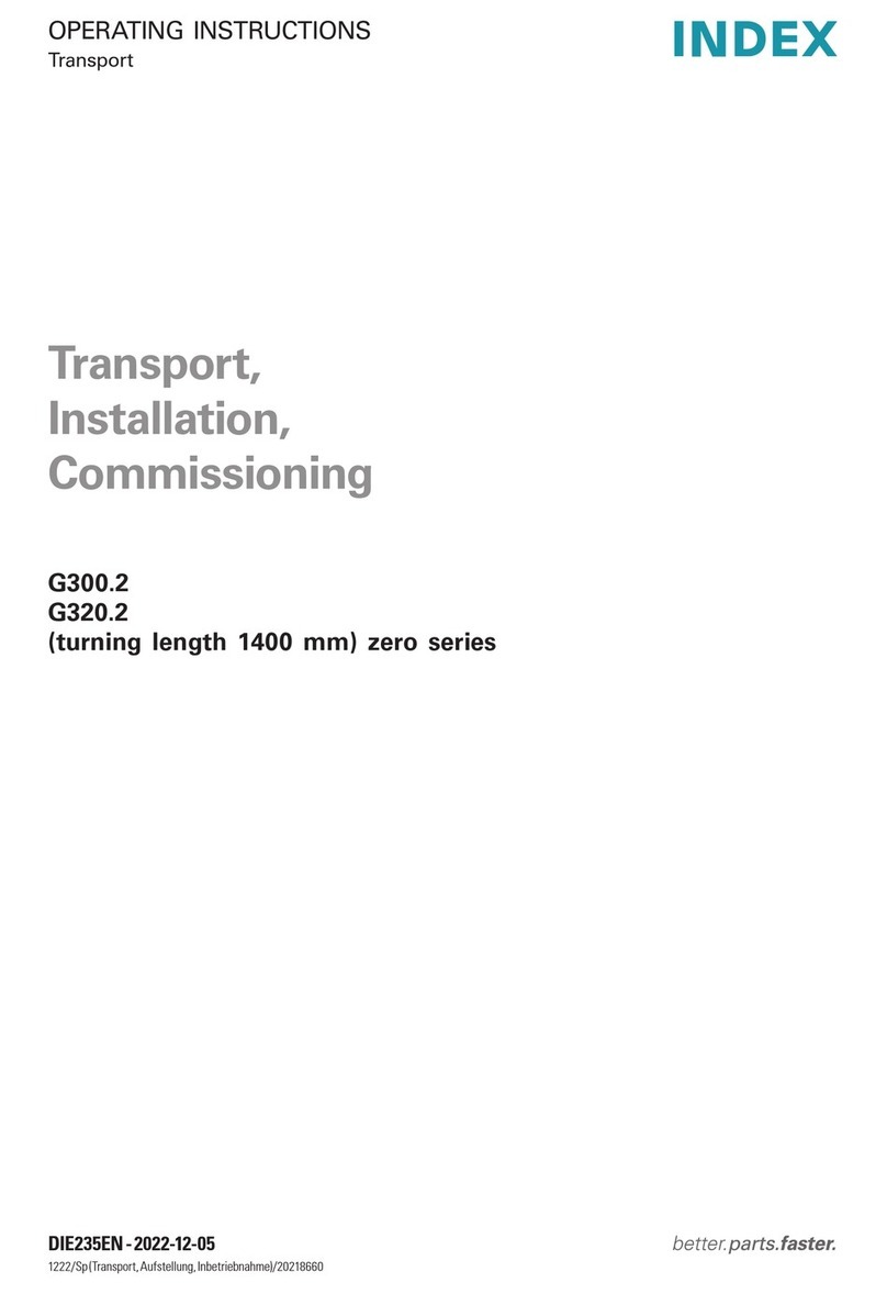 Index G300.2 operating instructions Index G300.2 operating instructions