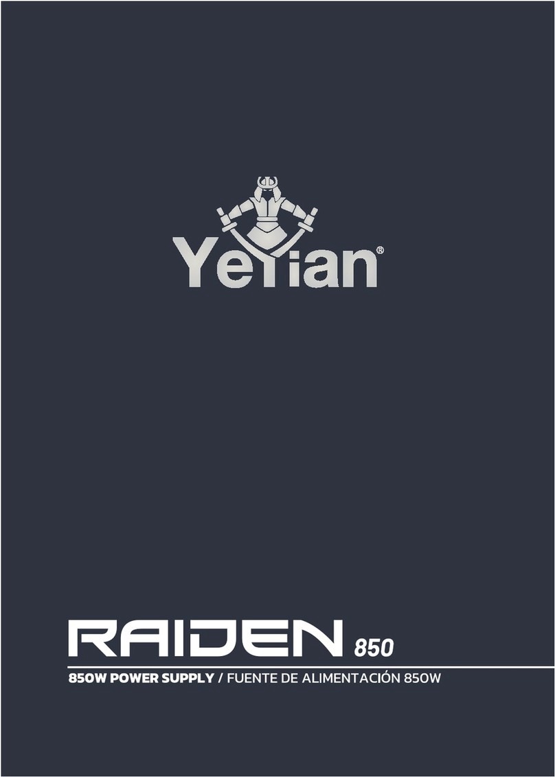 YEYIAN RAIDEN 850 manual