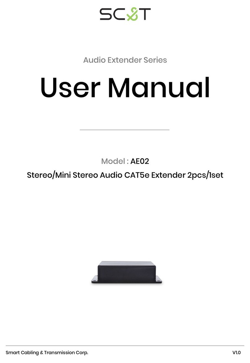 SC&T Audio Extender Series User manual