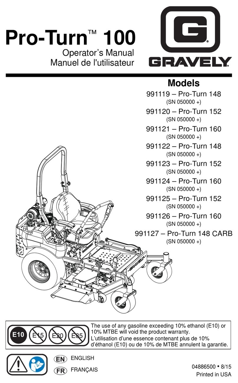 Gravely Pro-Turn 100 Operator's manual
