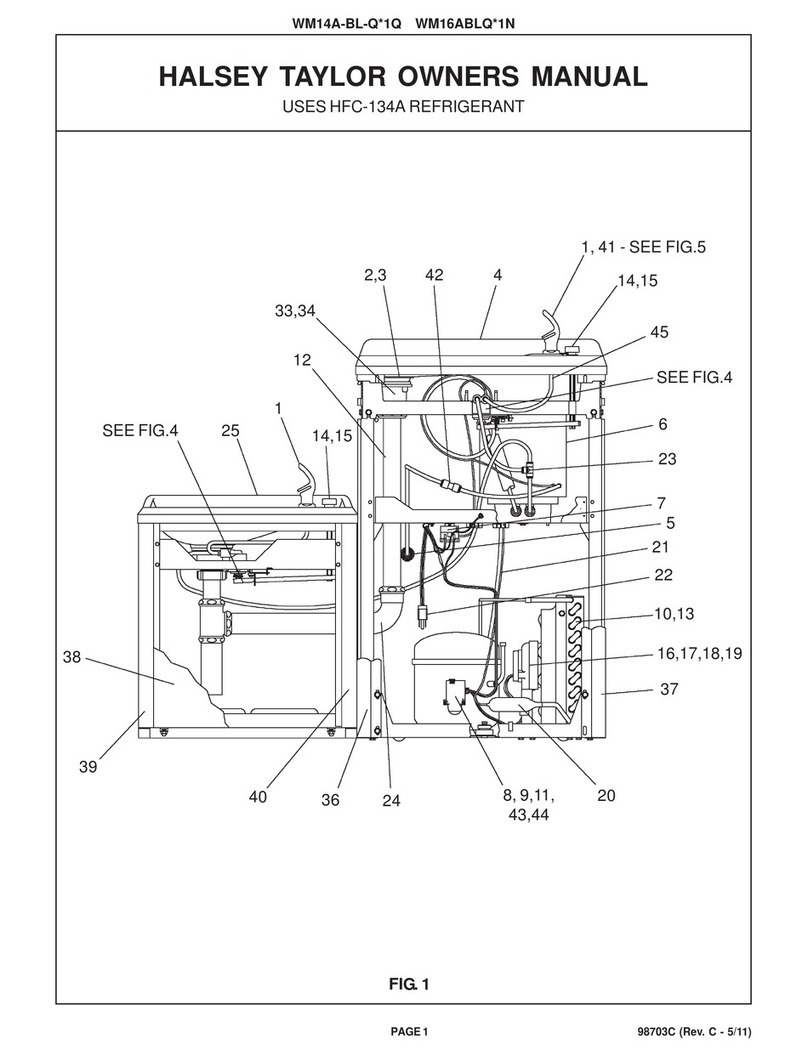 Halsey Taylor WM14A-BL-Q 1Q Series User manual Halsey Taylor WM14A-BL-Q 1Q Series User manual
