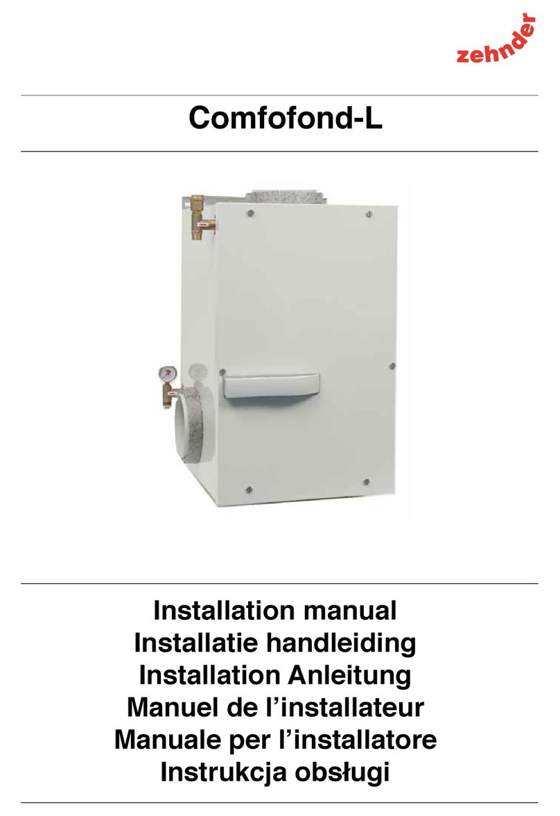 Zehnder Rittling ComfoFond-L installation manual