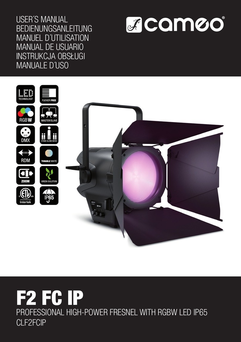 Cameo F2 FC User manual