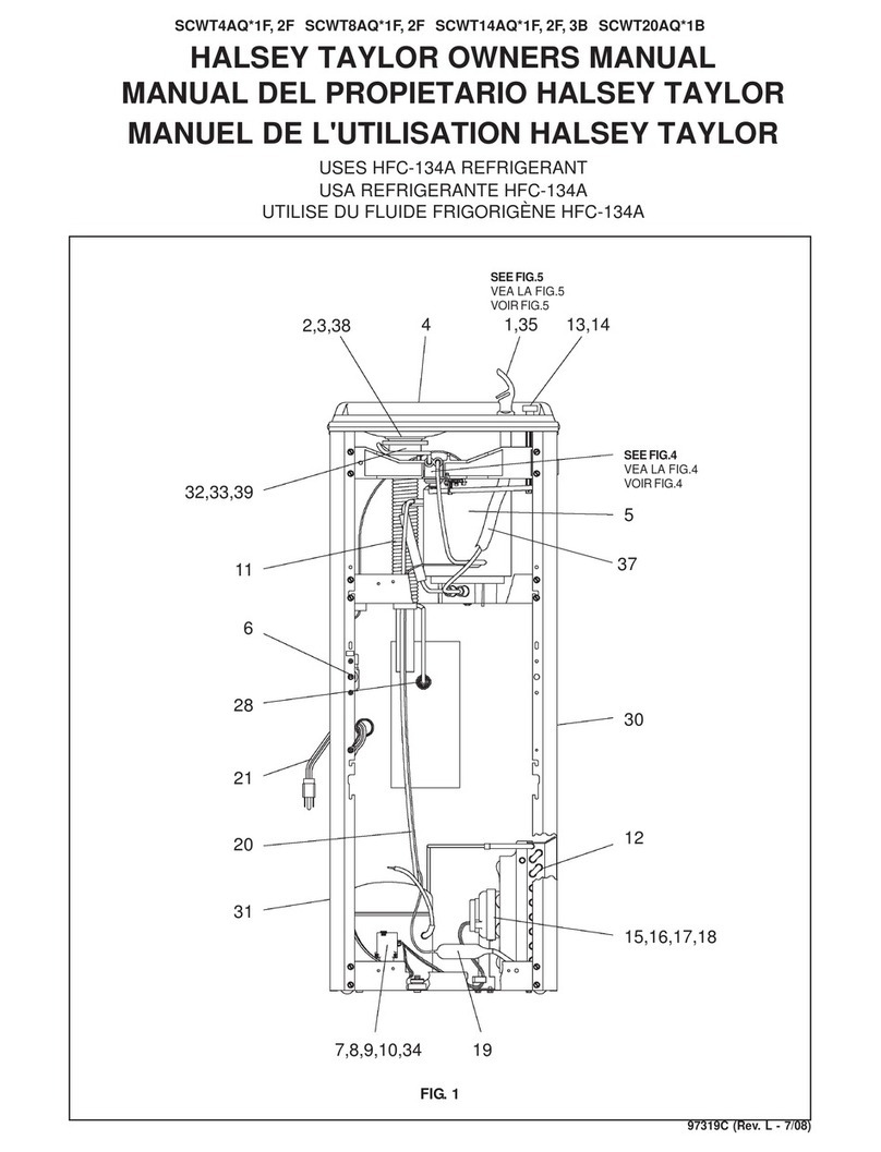 Halsey Taylor SCWT4AQ 1F Series User manual Halsey Taylor SCWT4AQ 1F Series User manual