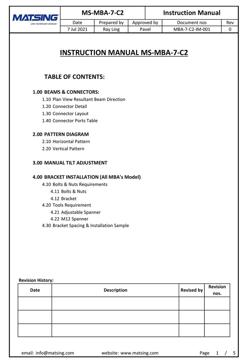 Matsing MS-MBA-7-C2 User manual Matsing MS-MBA-7-C2 User manual