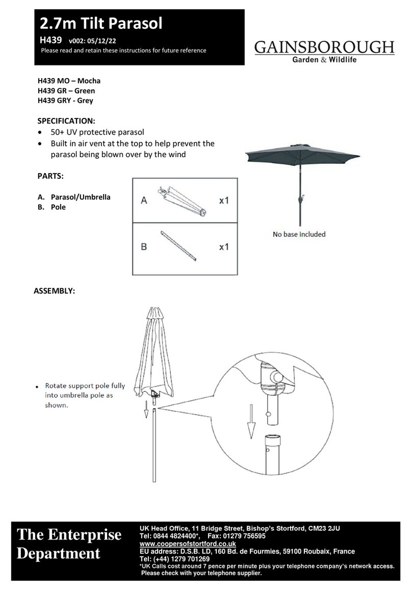 Gainsborough H439 MO Instructions for use Gainsborough H439 MO Instructions for use