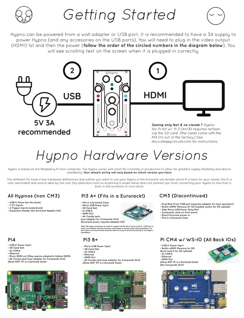 Sleepy Circuits Hypno User manual