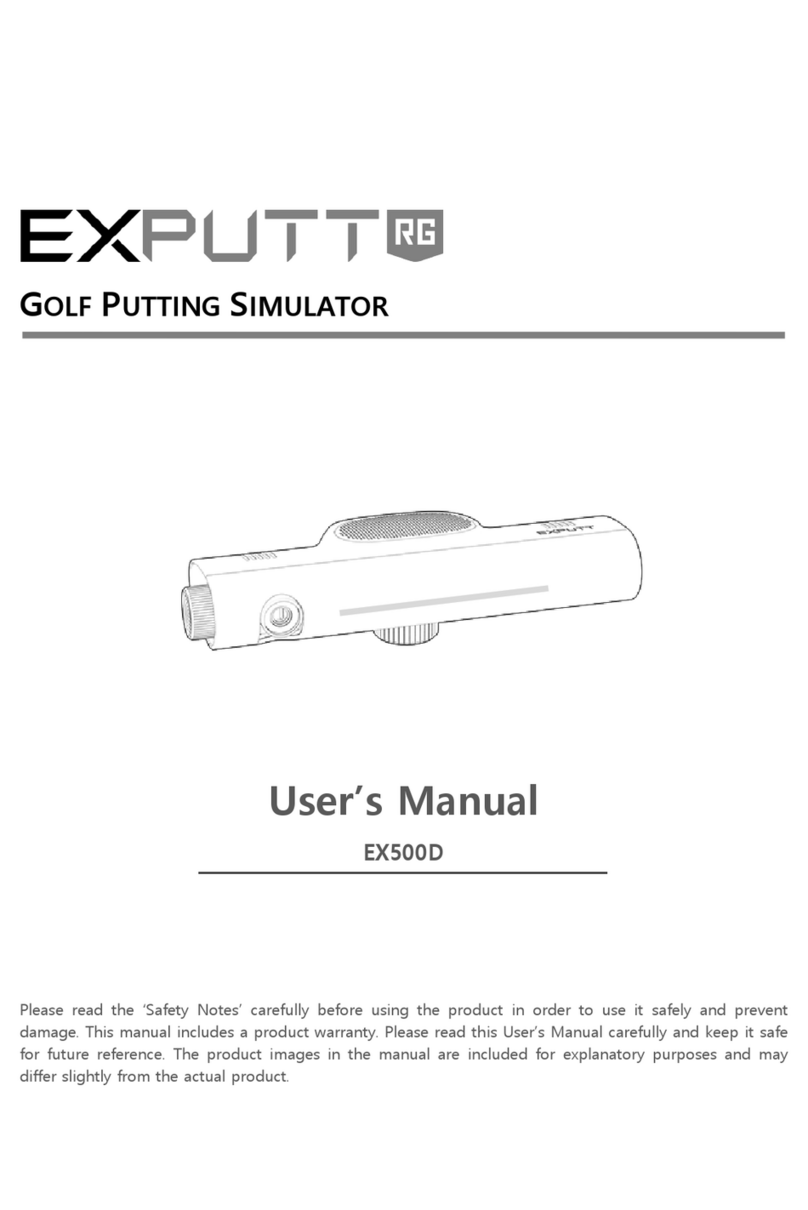 Exputt RG EX500D user manual
