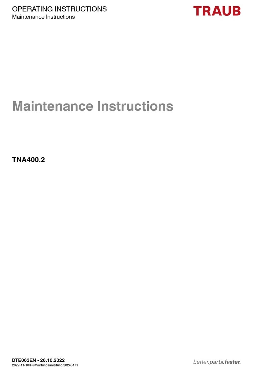 Traub TNA400.2 operating instructions