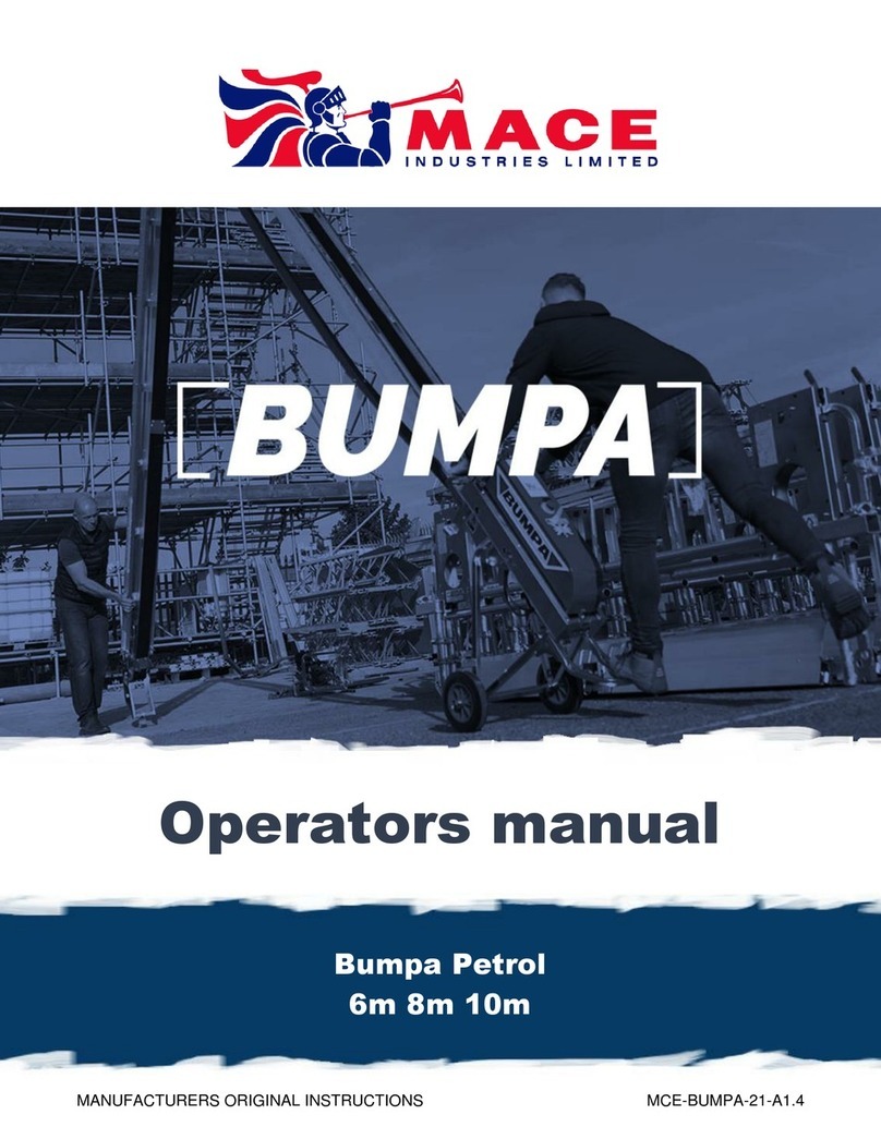 Mace Bumpa Petrol 6m Operator's manual
