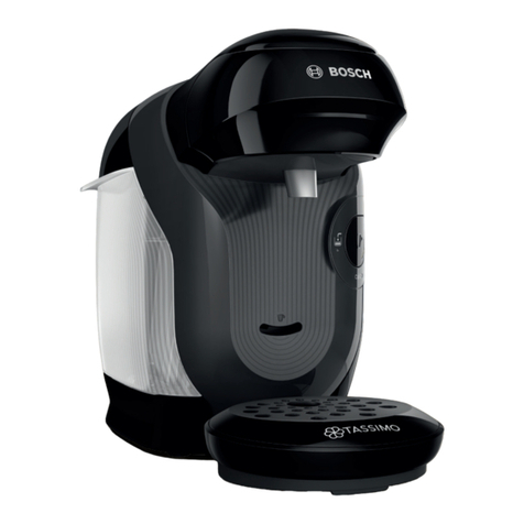 Bosch TASSIMO style TAS110 Series User manual Bosch TASSIMO style TAS110 Series User manual
