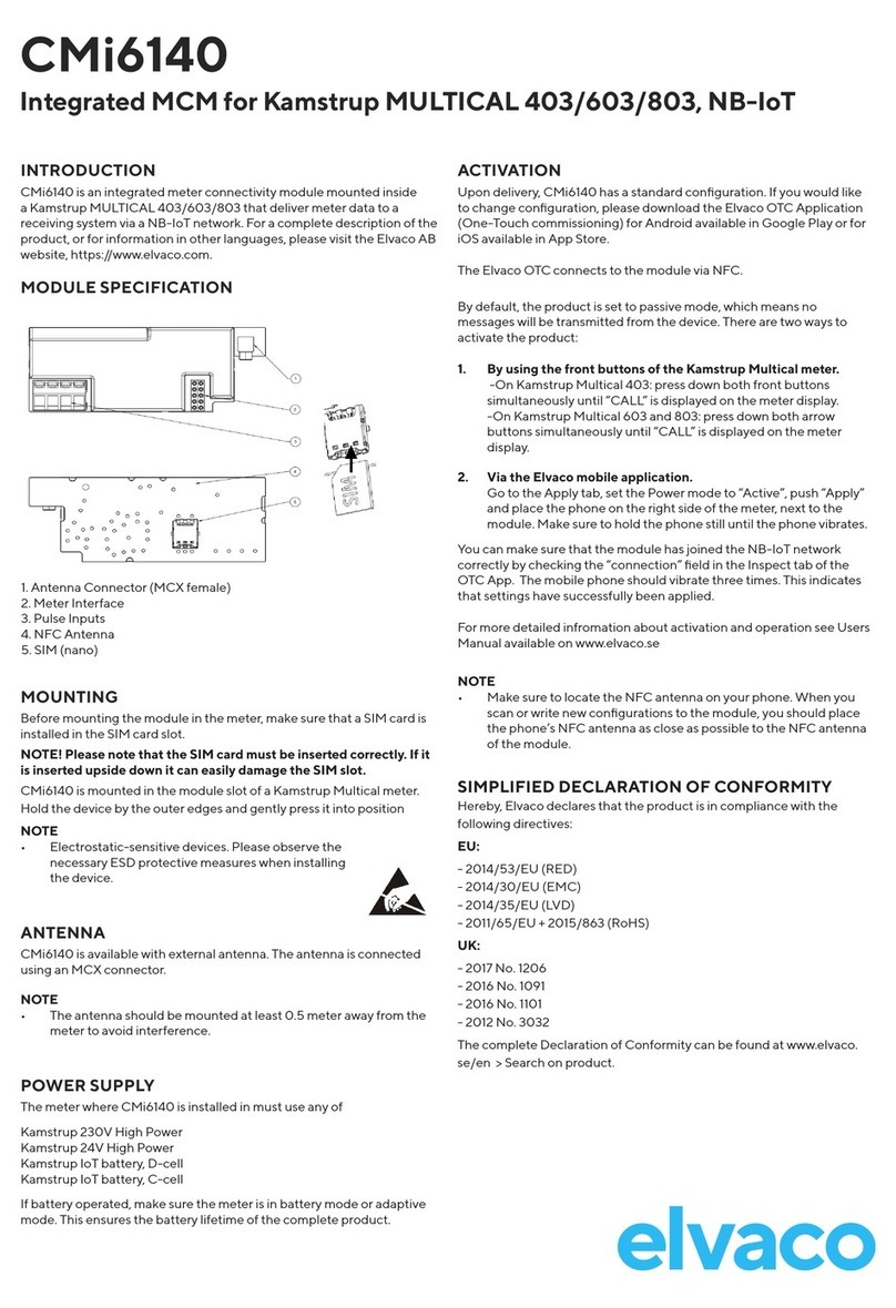 Elvaco CMi6140 quick start guide