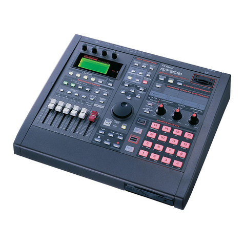 Roland Groovesampler SP-808 User manual