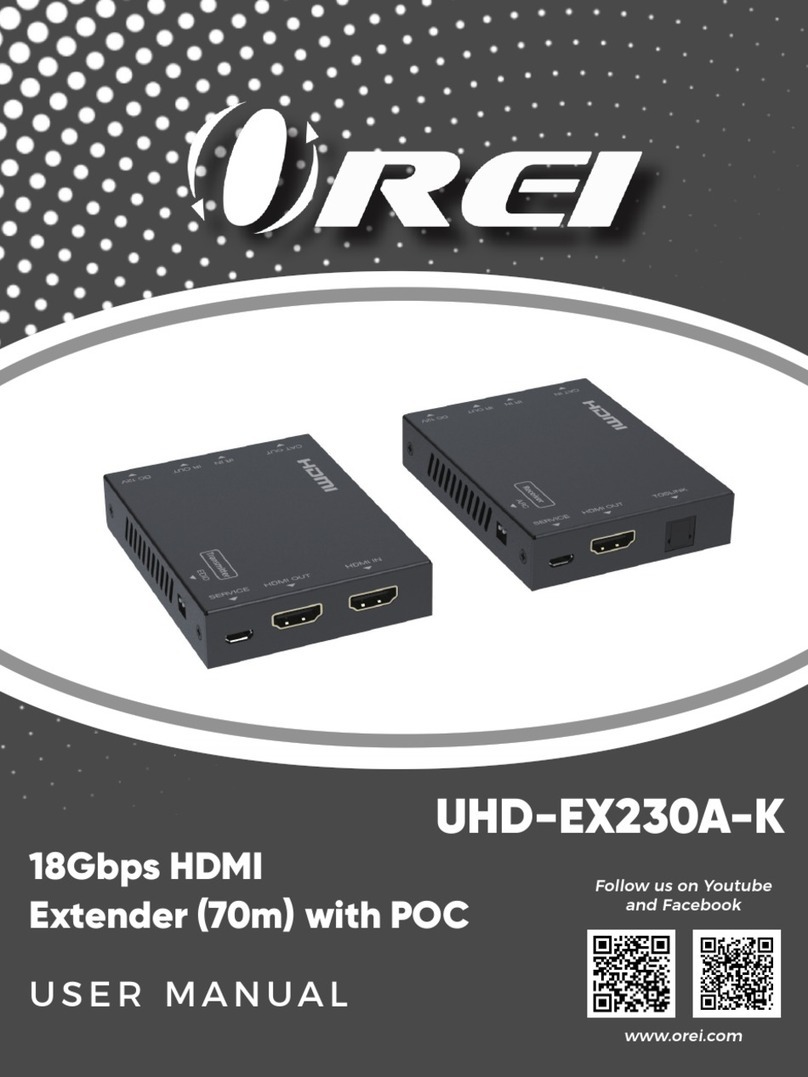 Orei UHD-EX230A-K user manual