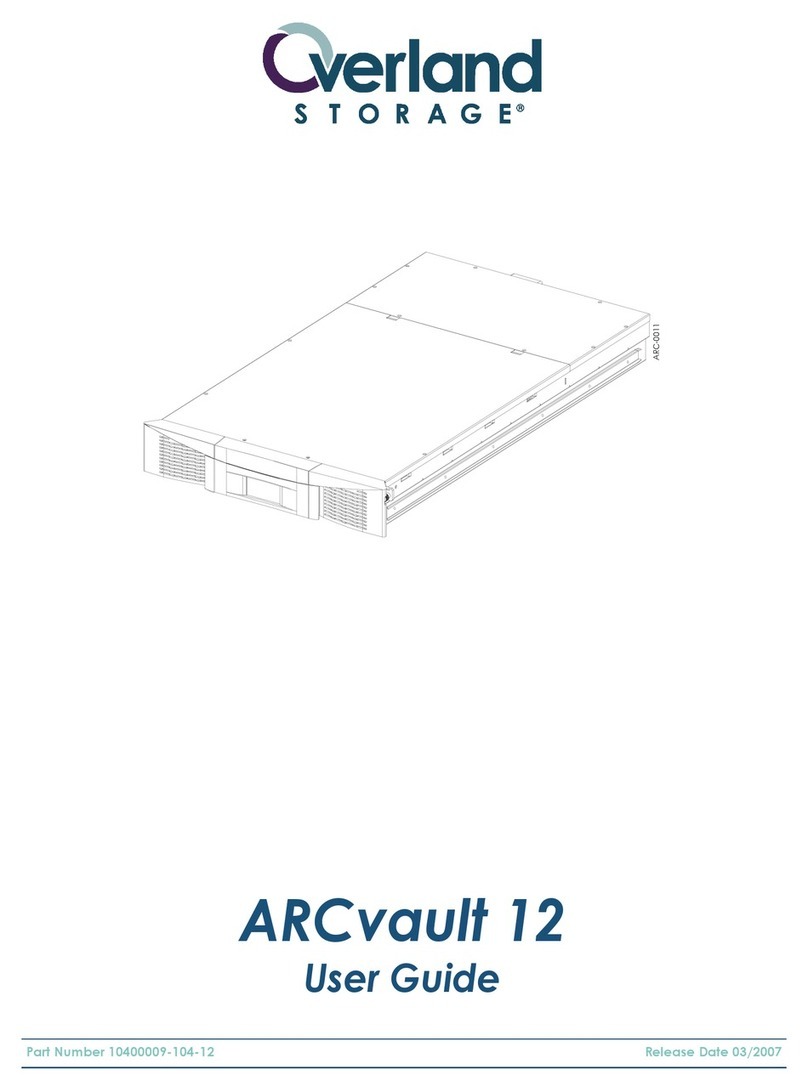 Overland Storage ARCvault 12 User manual