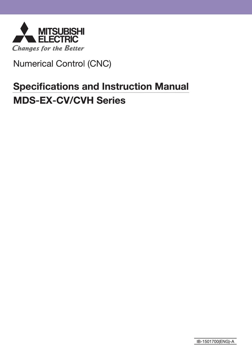 Mitsubishi Electric MDS-EX-CV Series Specifications and Instruction Manual Mitsubishi Electric MDS-EX-CV Series Specifications and Instruction Manual
