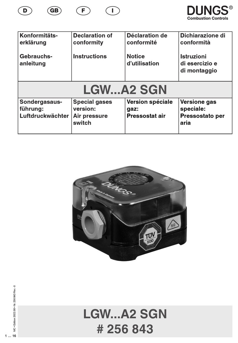 Dungs LGW A2 SGN Series User manual