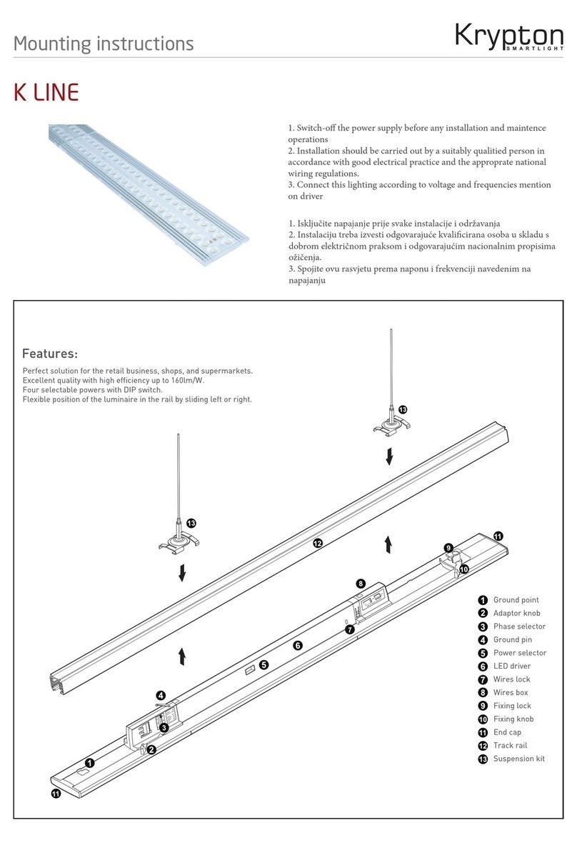 Krypton K LINE Mounting instructions