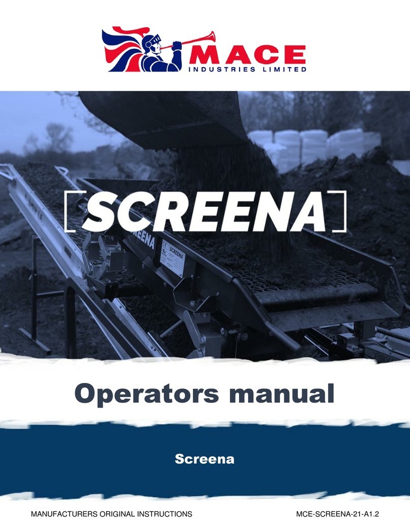 Mace Screena Operator's manual