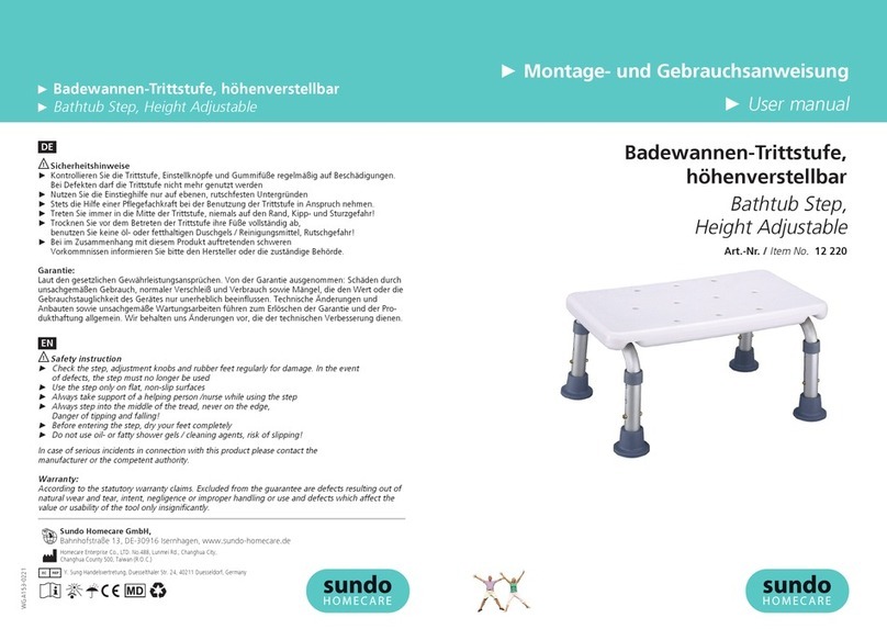 Sundo Homecare 12 220 user manual