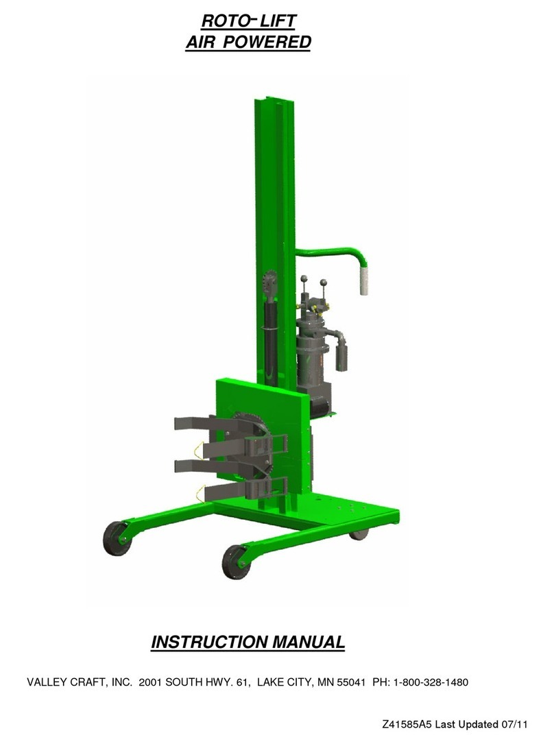 VALLEY CRAFT ROTOLIFT-78 AIR instruction manual