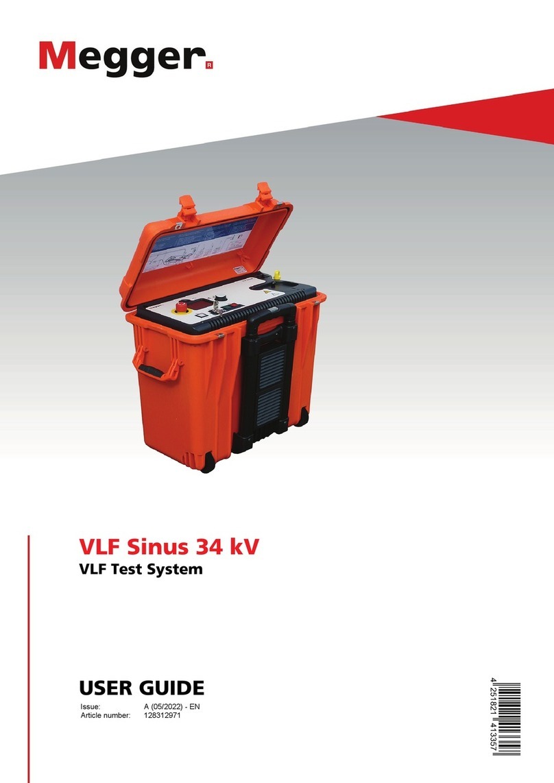 Megger VLF Sinus user guide