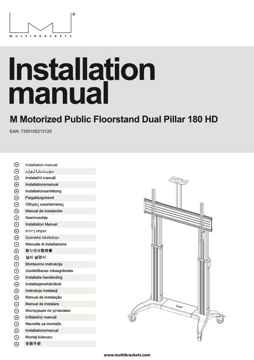 Multibrackets 7350105213120 User manual Multibrackets 7350105213120 User manual