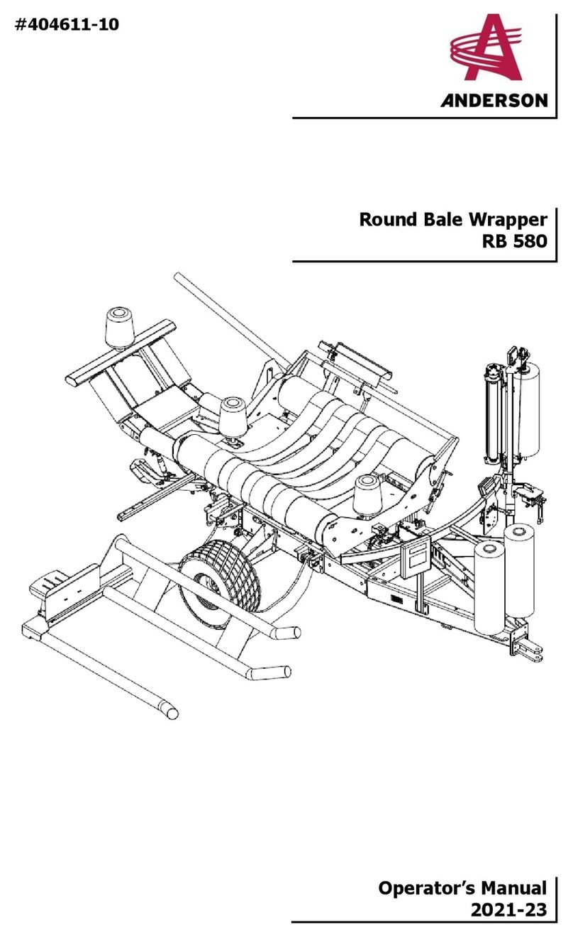 Anderson RB580 Operator's manual