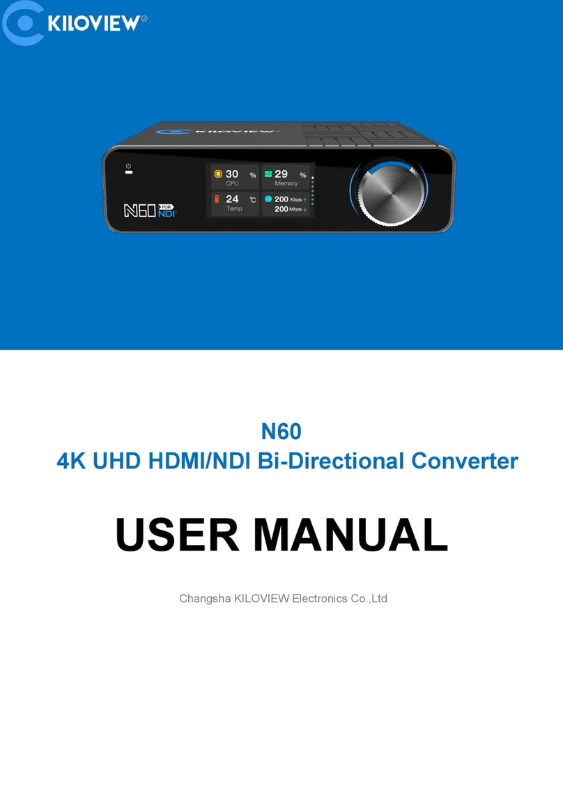 Kiloview N60 User manual