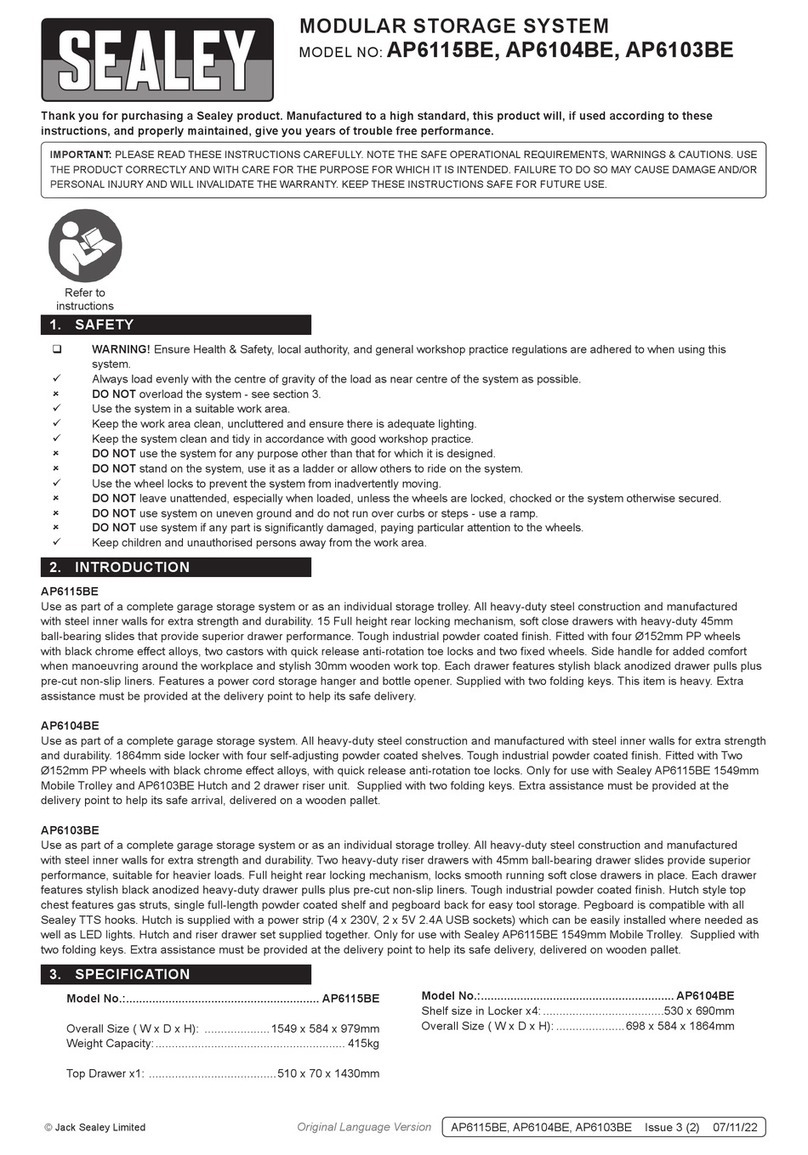 Sealey AP6115BE User manual